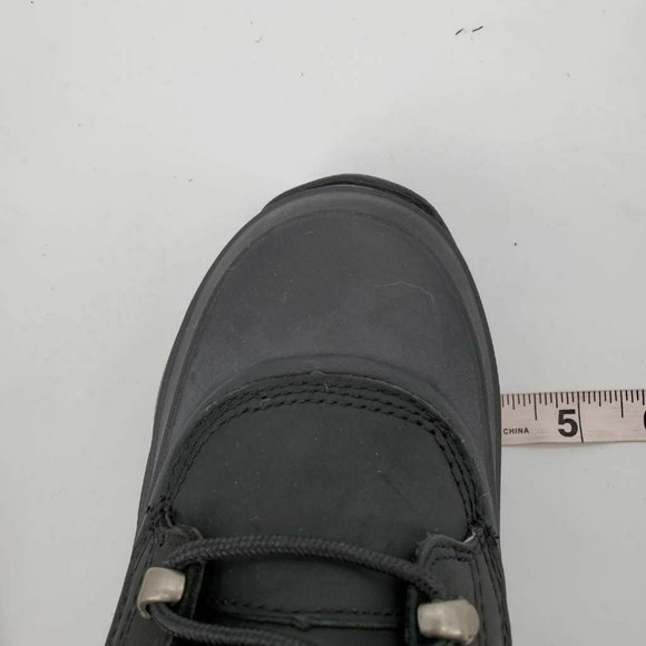 Lands End Mens Snow Winter Boots Black Leather 7 - Picture 6 of 10